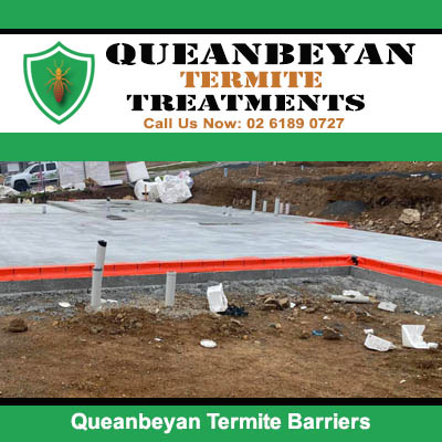 Termite barrier system installation in Queanbeyan